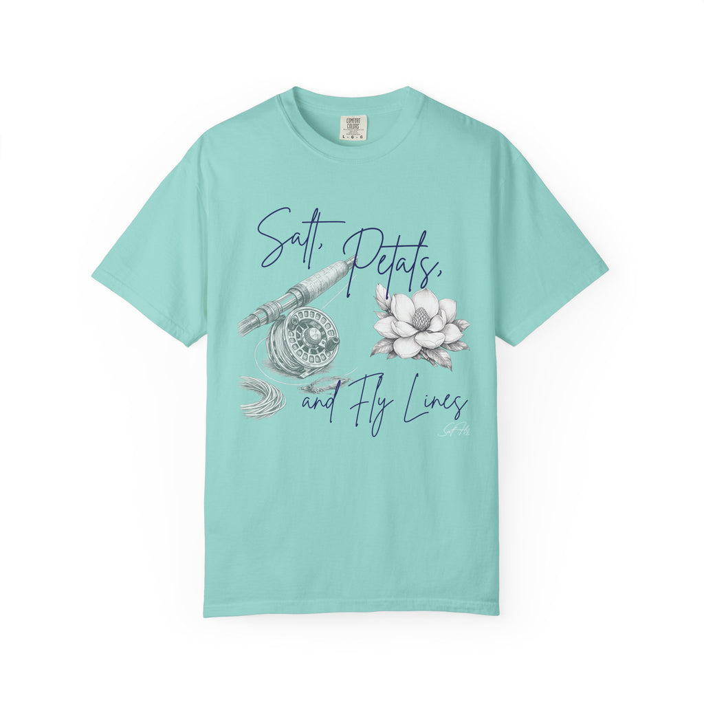 “Salt, Petals, and Fly Lines” Graphic T-Shirt