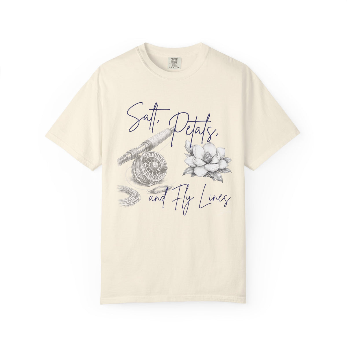 “Salt, Petals, and Fly Lines” Graphic T-Shirt