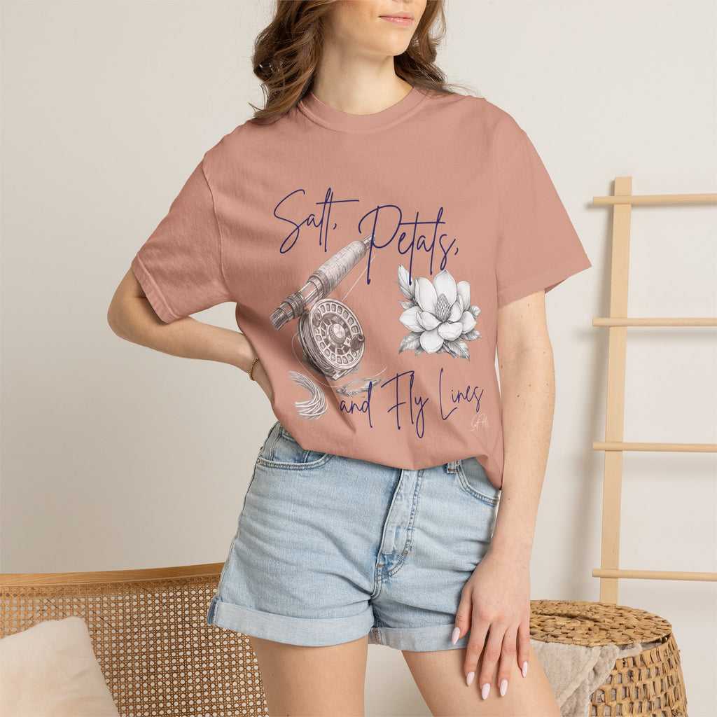 “Salt, Petals, and Fly Lines” Graphic T-Shirt