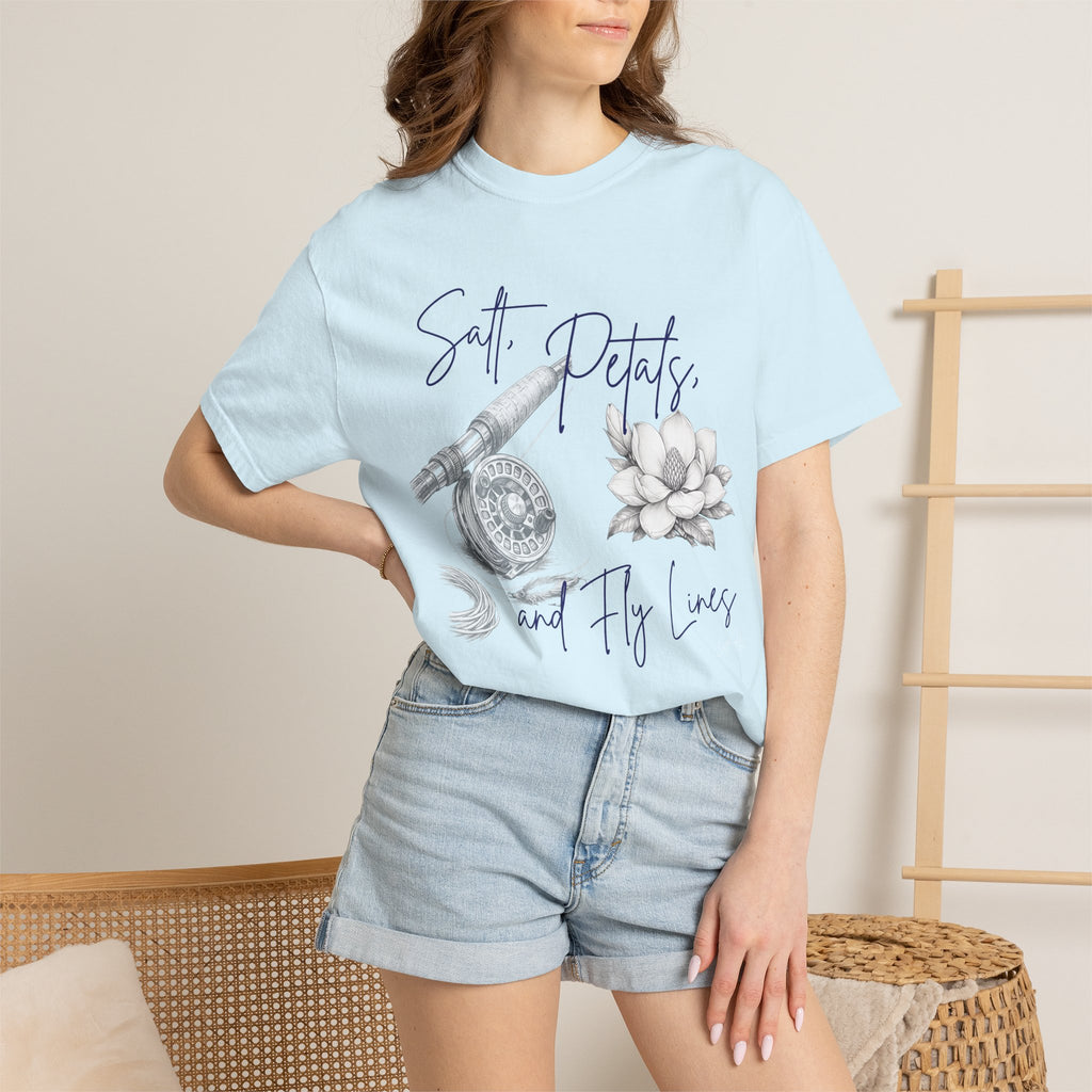 “Salt, Petals, and Fly Lines” Graphic T-Shirt