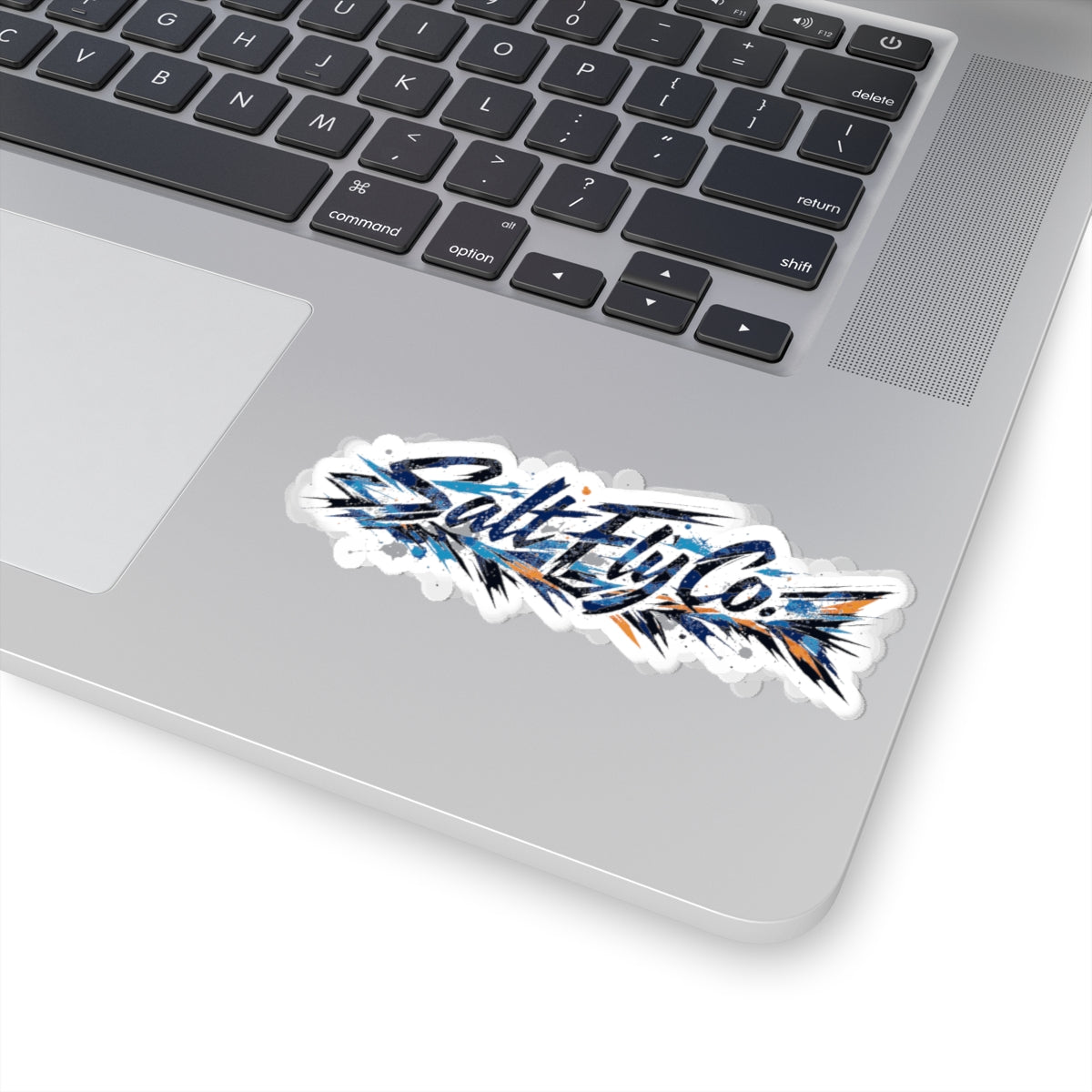 Abstract SaltFlyCo. Logo Sticker