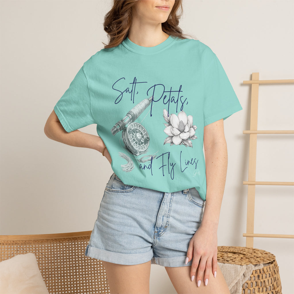 “Salt, Petals, and Fly Lines” Graphic T-Shirt