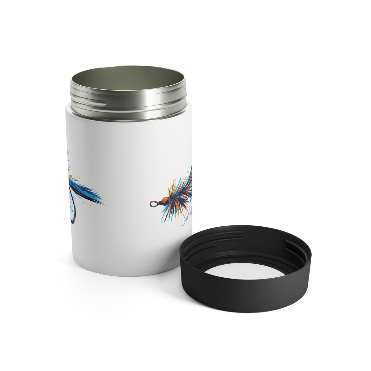 SaltFly Abstract Lure Insulated Can Holder