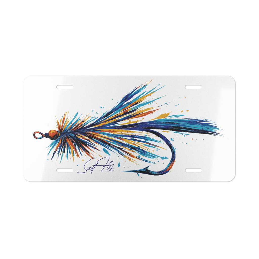 SaltFly Abstract Fly Vanity Plate