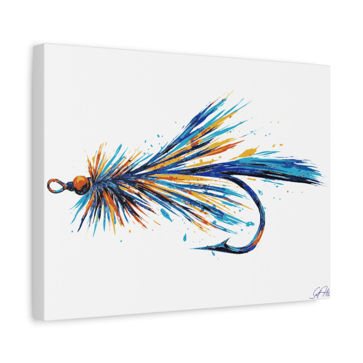 Abstract Fly Canvas Print