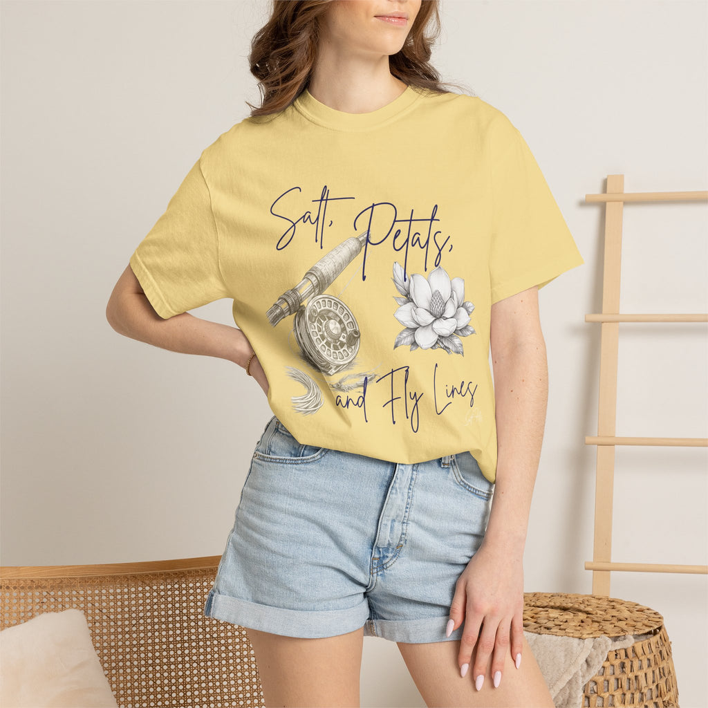 “Salt, Petals, and Fly Lines” Graphic T-Shirt