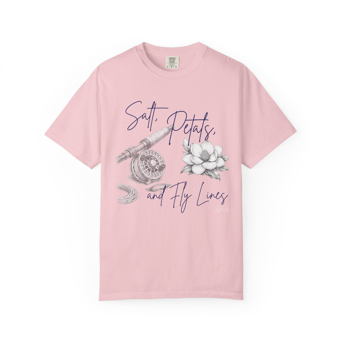 “Salt, Petals, and Fly Lines” Graphic T-Shirt