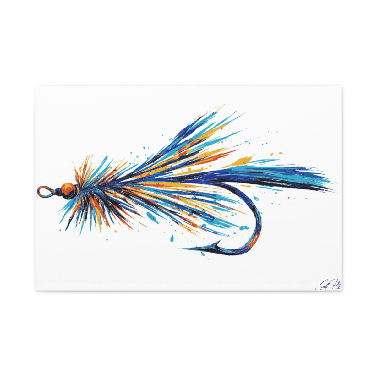 Abstract Fly Canvas Print