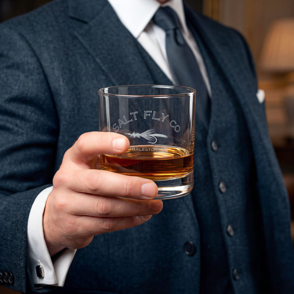 SaltFly Whiskey Glass 10.5oz
