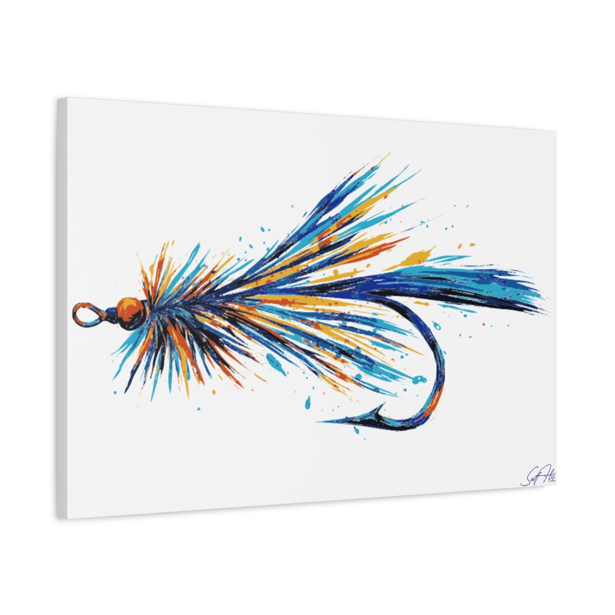 Abstract Fly Canvas Print