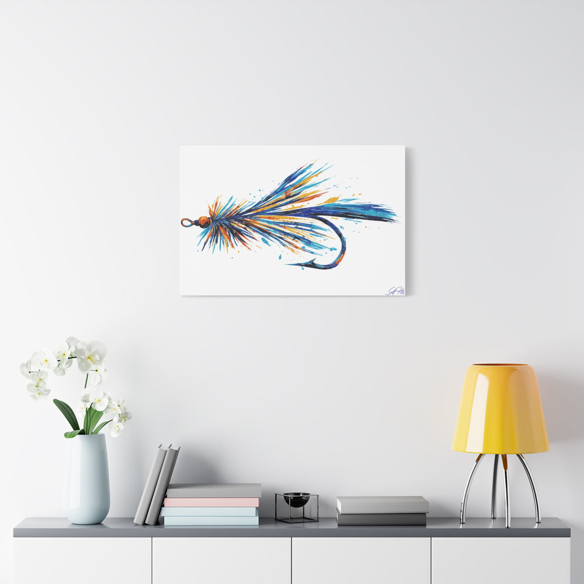 Abstract Fly Canvas Print