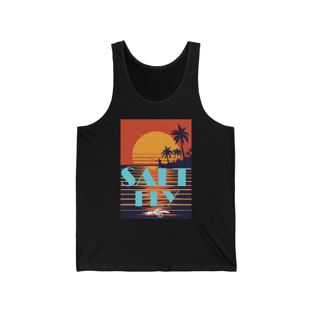 Retro Sunset Unisex Tank Top