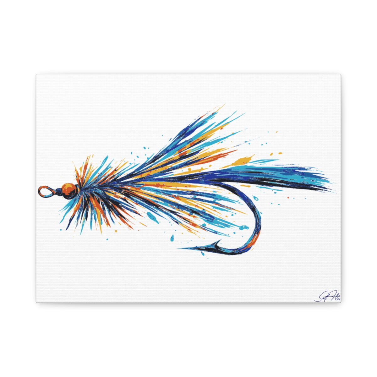 Abstract Fly Canvas Print