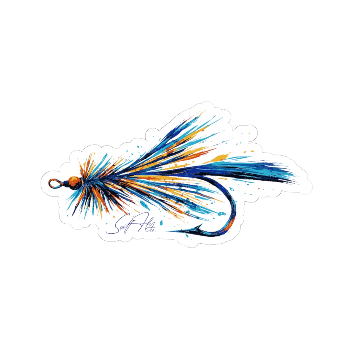 Abstract Fly Sticker
